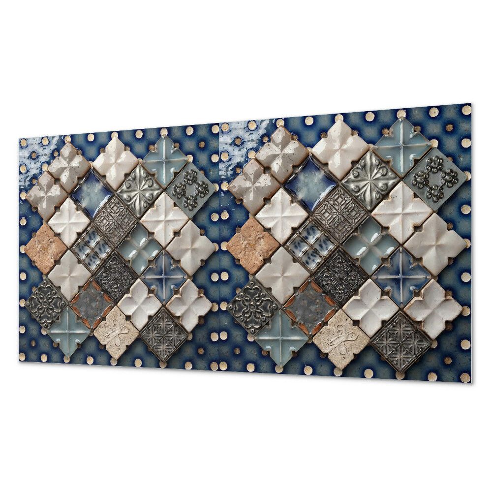 Dekorativní panel na zeď Rozložení mozaikových dlaždic