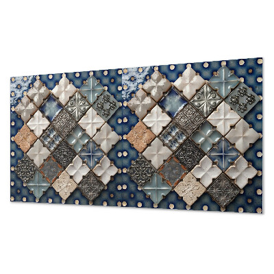 Dekorativní panel na zeď Rozložení mozaikových dlaždic