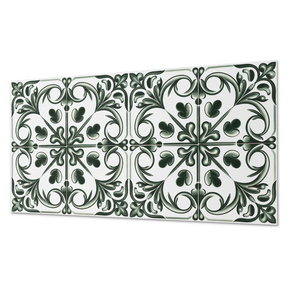 Pvc panel do koupelny Rostlinný vzor ve tvaru dlaždice