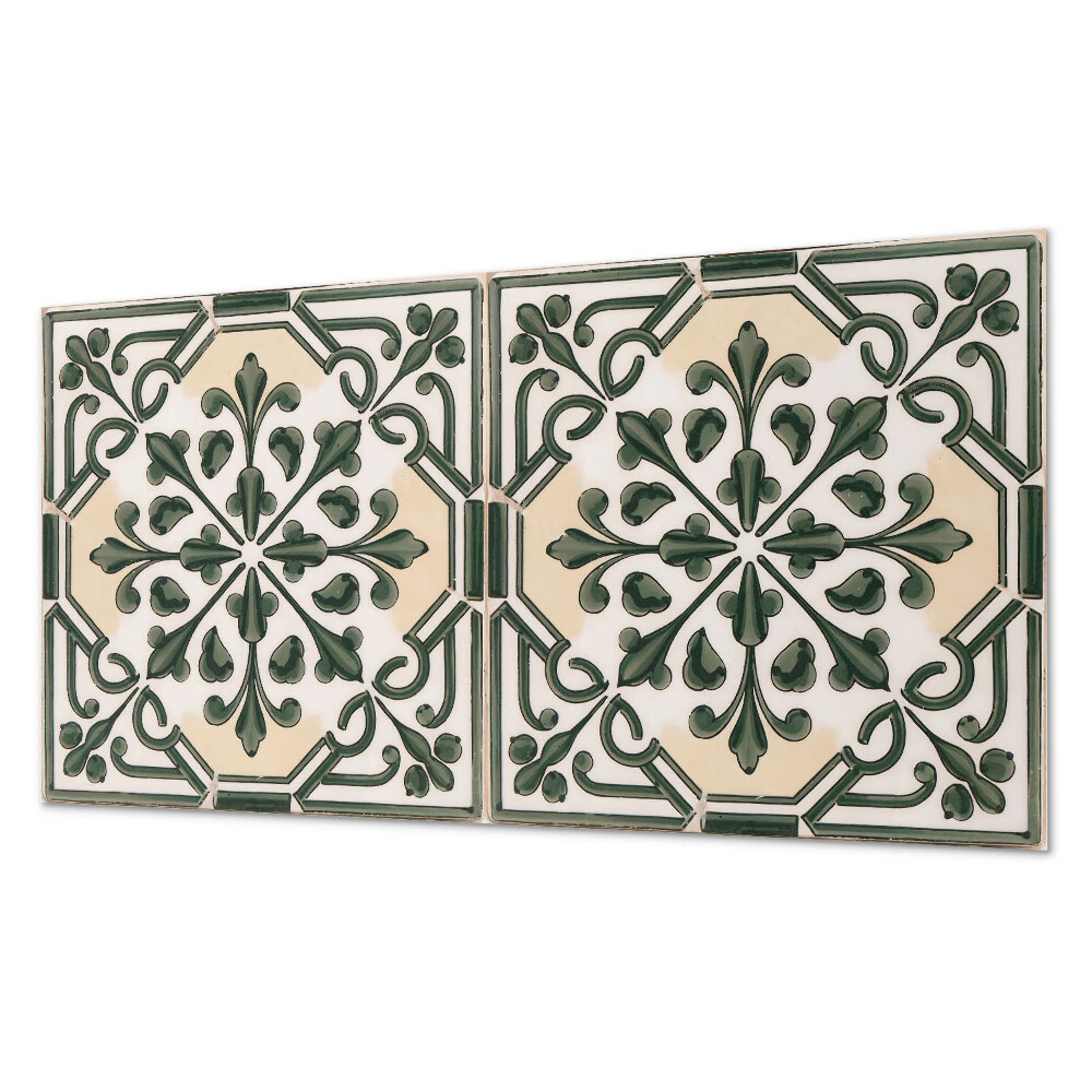 Dekoracni panel Rostlinný motiv na dlaždici