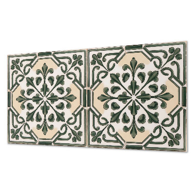 Dekoracni panel Rostlinný motiv na dlaždici