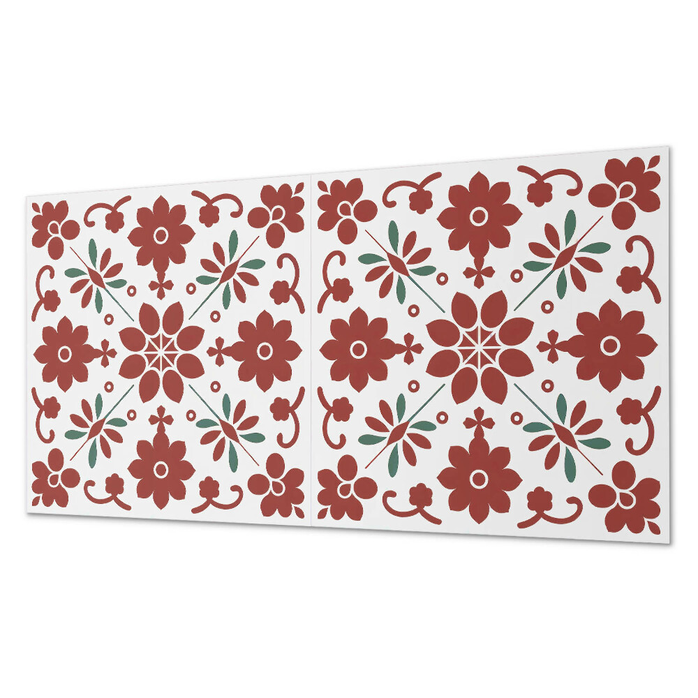 Dekorativní panel na zeď Květinový motiv s listy