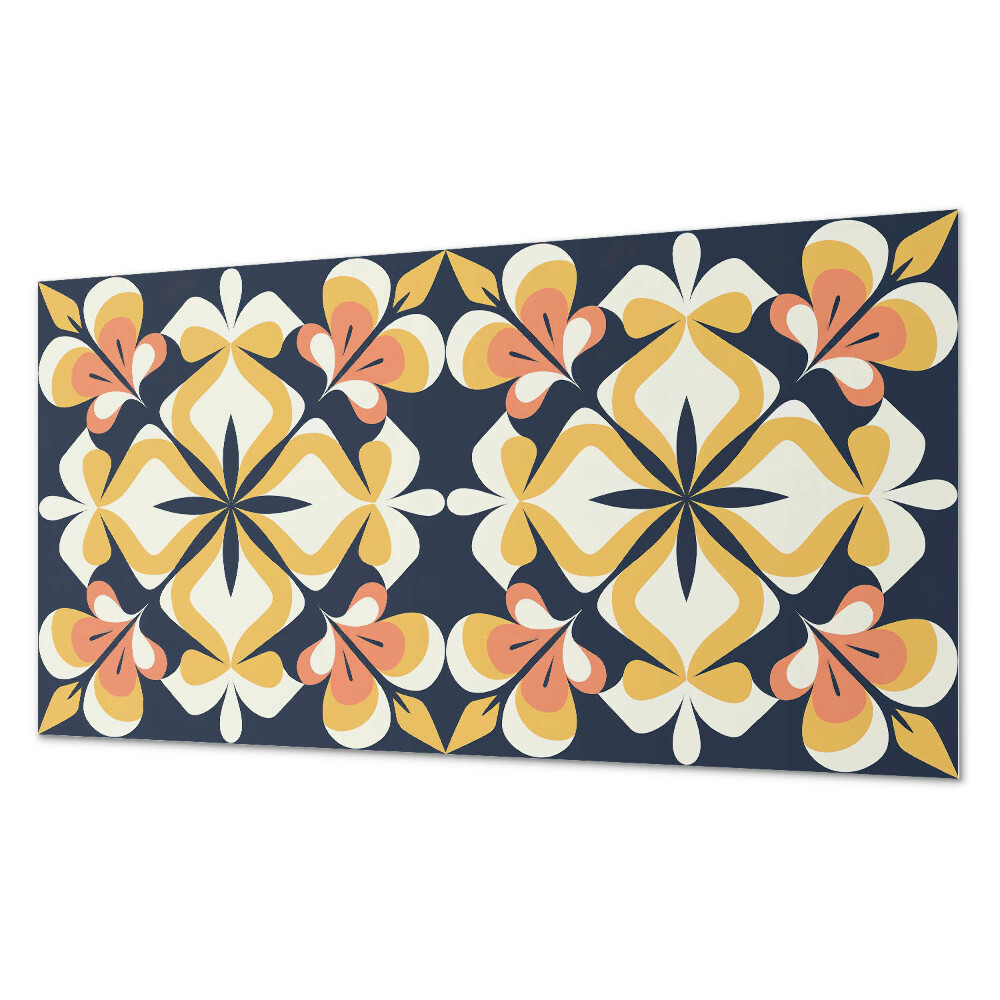 Obkladový panel Květinový motiv v podobě geometrie