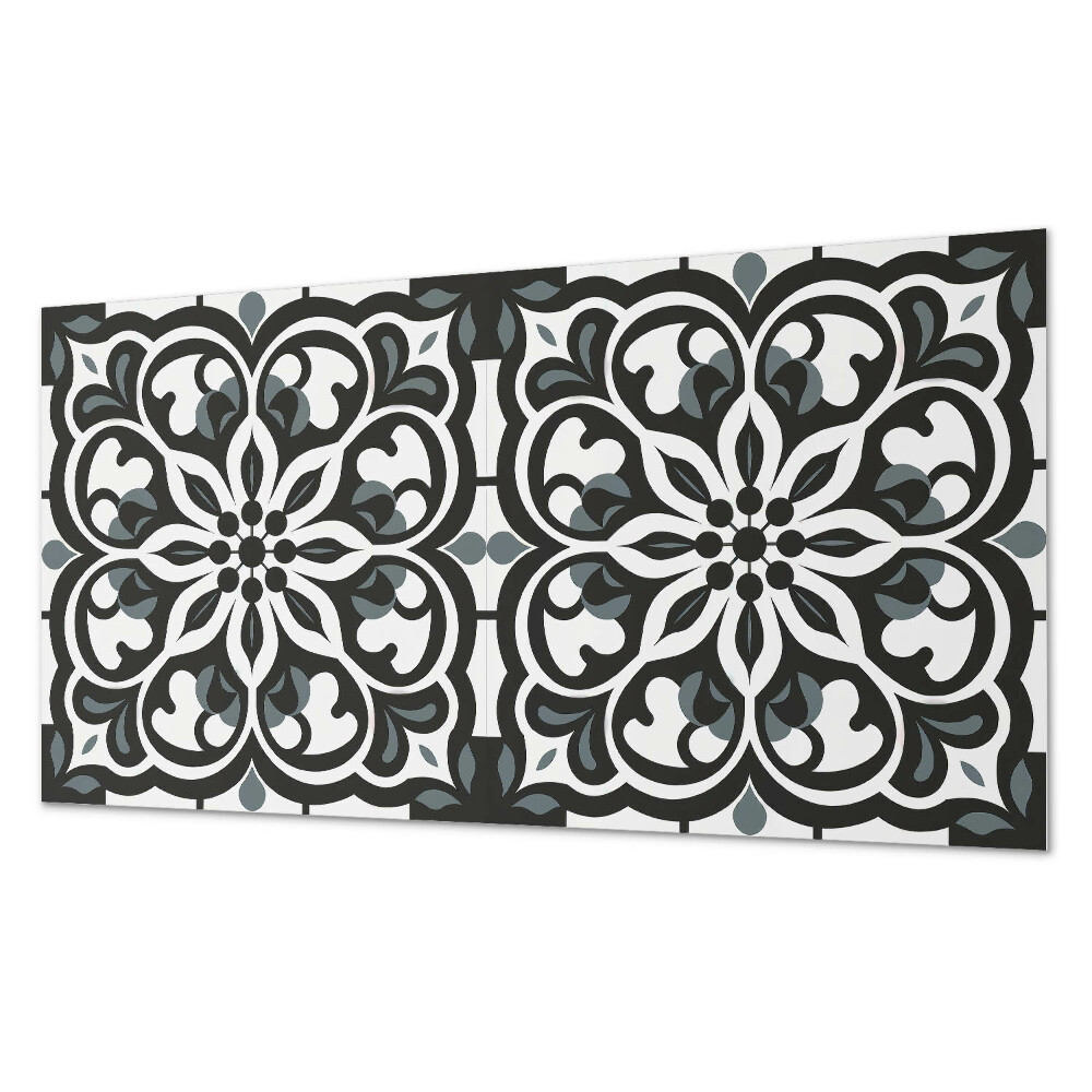 Pvc panel do koupelny Květinový motiv s ozdobnými prvky