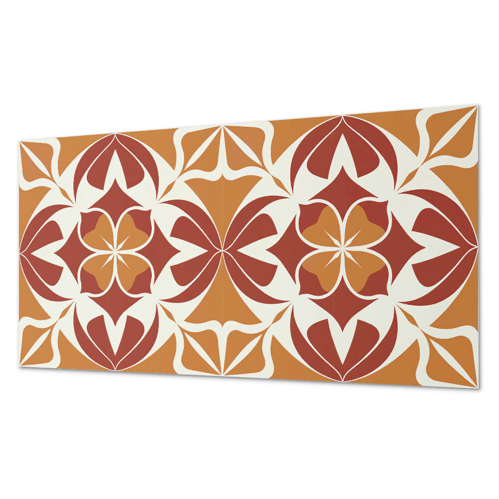 Dekoracni panel Rostlinný motiv v symetrickém uspořádání