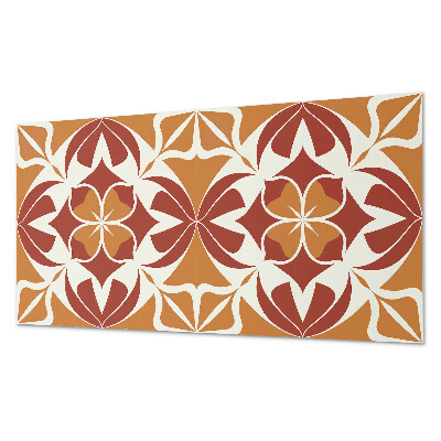 Dekoracni panel Rostlinný motiv v symetrickém uspořádání