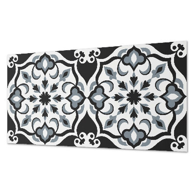 Pvc panel do koupelny Květinový motiv s ozdobnými detaily