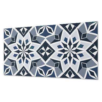 Obkladový panel Květinová geometrie v moderním stylu