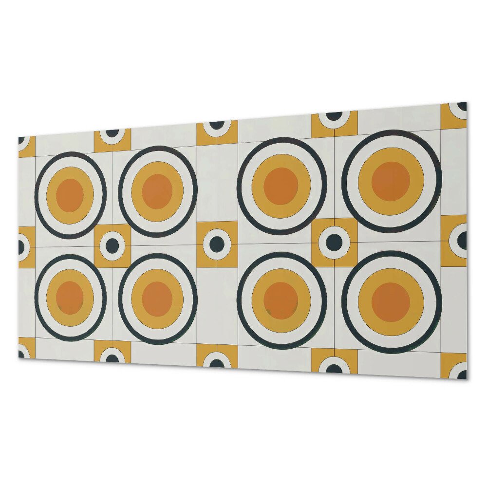 Obkladový panel Vzor kruhů a čtverců v geometrii