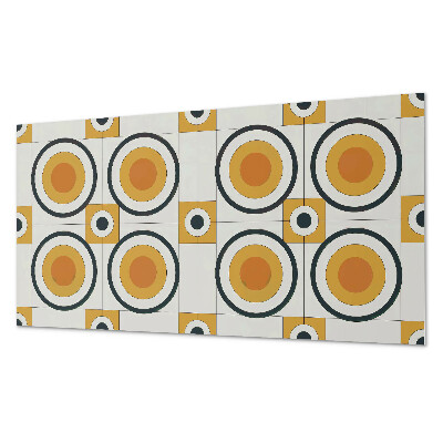 Obkladový panel Vzor kruhů a čtverců v geometrii