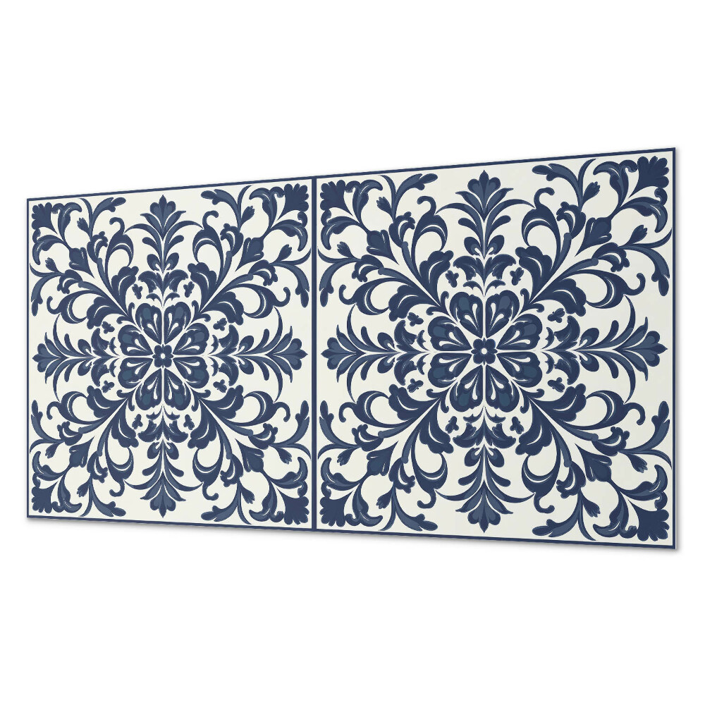 Pvc panel do koupelny Květinový motiv se zelenými listy