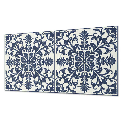 Pvc panel do koupelny Květinový motiv se zelenými listy