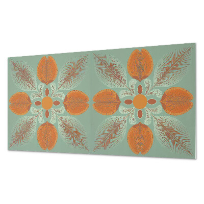 Dekorativní panel na zeď Květinový motiv s listy