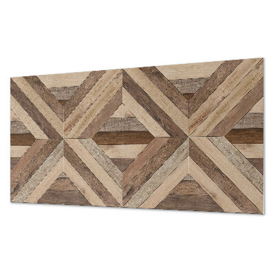 Pvc panel do koupelny Dřevěné panely v abstraktním stylu