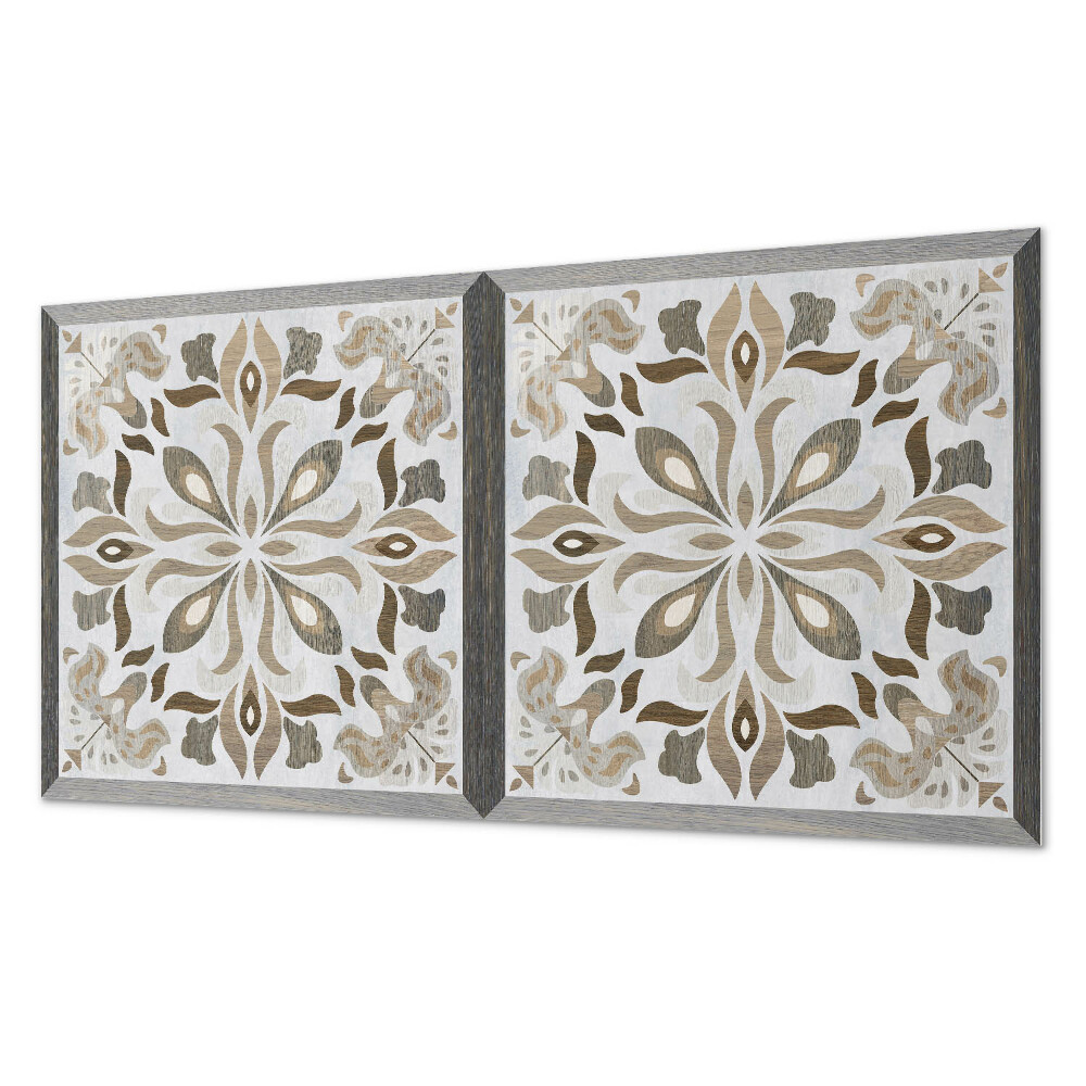 Dekoracni panel Symetrický květinový motiv