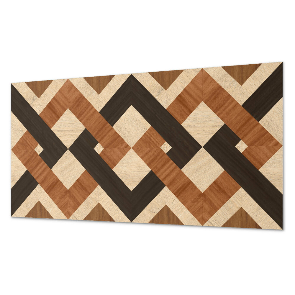 Dekoracni panel Geometrický dřevěný motiv