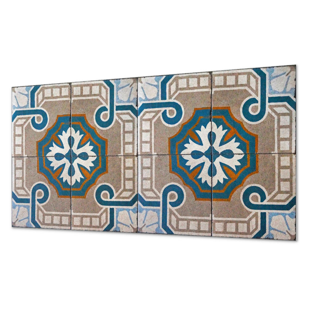 Pvc panel do koupelny Mozaikový vzor s ozdobnými motivy