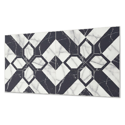 Dekoracni panel Mramorový vzor v geometrických tvarech