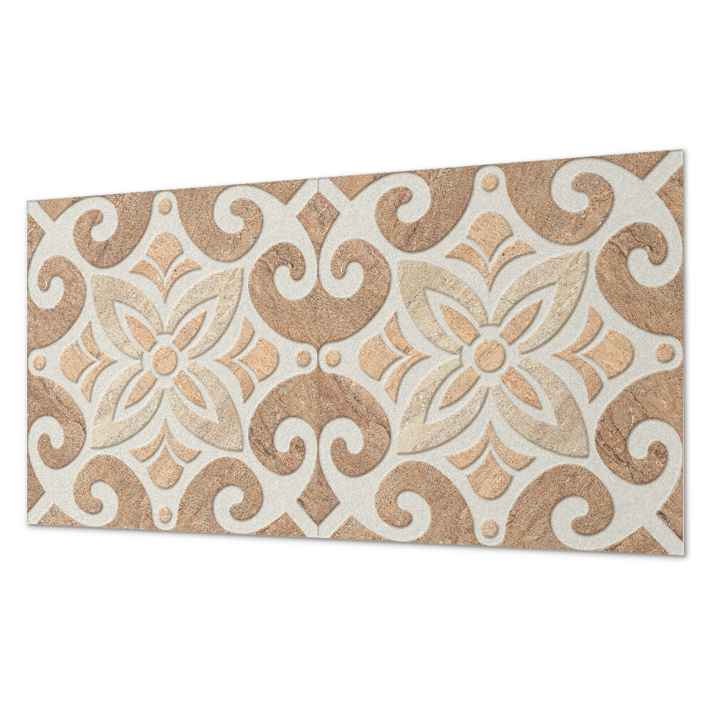 Dekorativní panel na zeď Květinový motiv s ozdobnými detaily