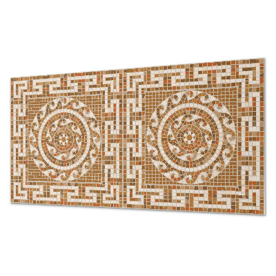 Pvc panel do koupelny Mozaikový vzor s kruhy