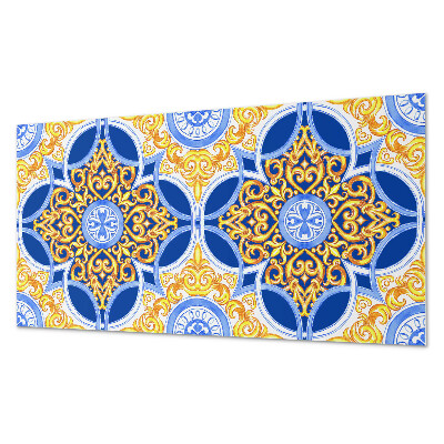 Pvc panel do koupelny Květinový dekorativní vzor