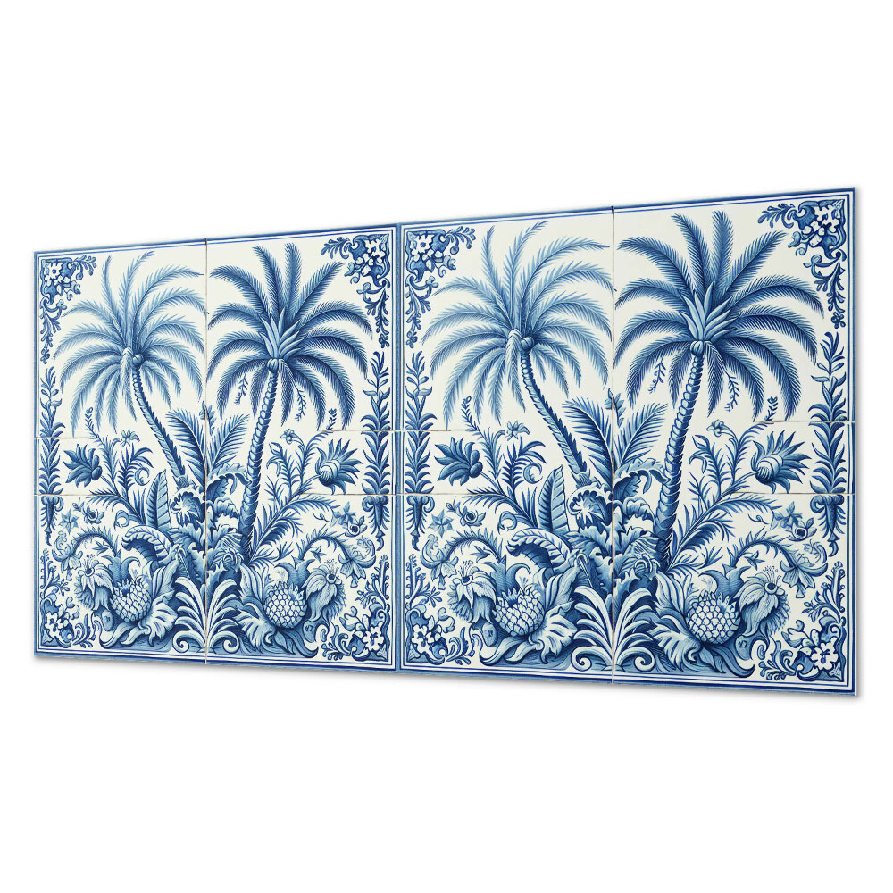 Dekorativní panel na zeď Motiv exotických rostlin