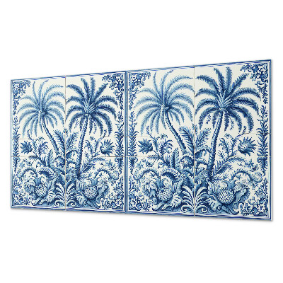 Dekorativní panel na zeď Motiv exotických rostlin