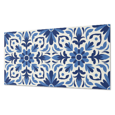 Obkladový panel Květinový motiv se zelenými listy