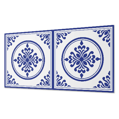 Dekoracni panel Kulatý motiv s květinovými akcenty