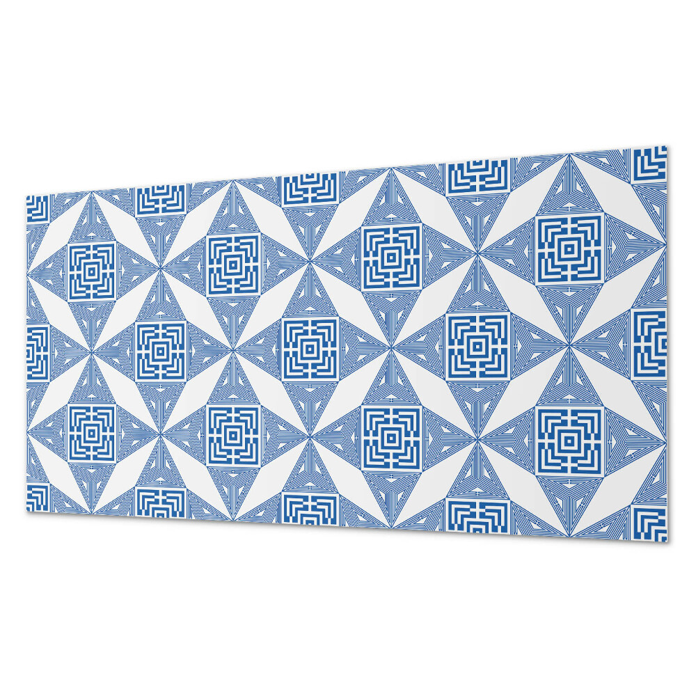 Pvc panel do koupelny Mřížkový vzor v geometrických tvarech