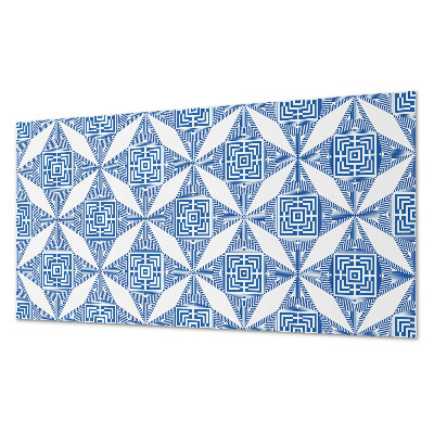 Pvc panel do koupelny Mřížkový vzor v geometrických tvarech