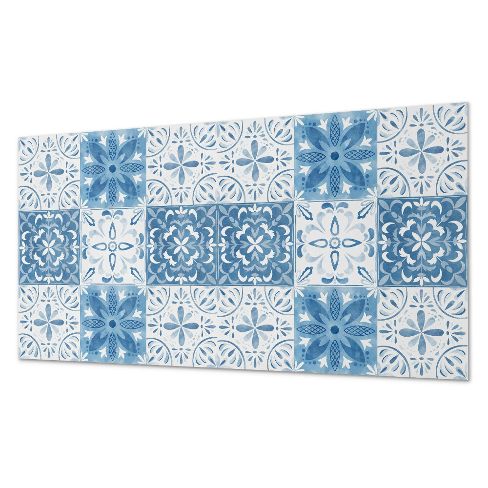 Dekorativní panel na zeď Květinové dlaždice v harmonickém aranžmá