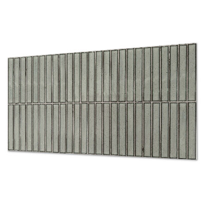 Pvc panel do koupelny Obdélníkové moduly v mřížkovém vzoru