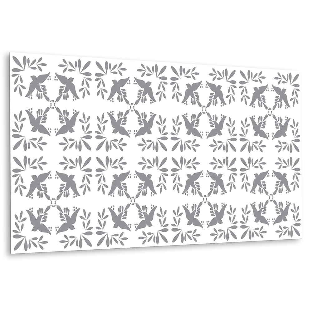 Obkladový panel na zeď Ptačí motiv na pozadí listí