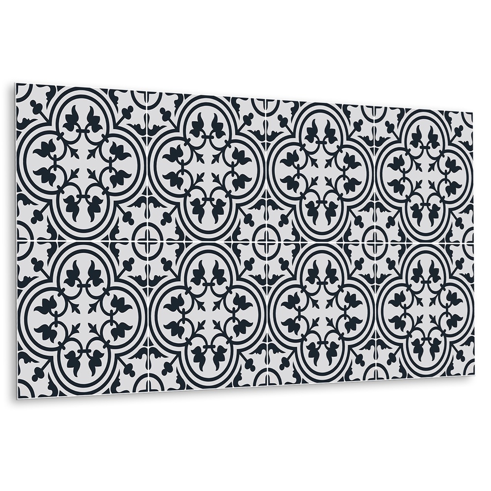 Obkladový panel na zeď Rostlinný vzor s ornamenty