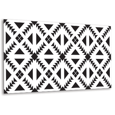 Obkladový panel pvc Geometrie v černé a bílé