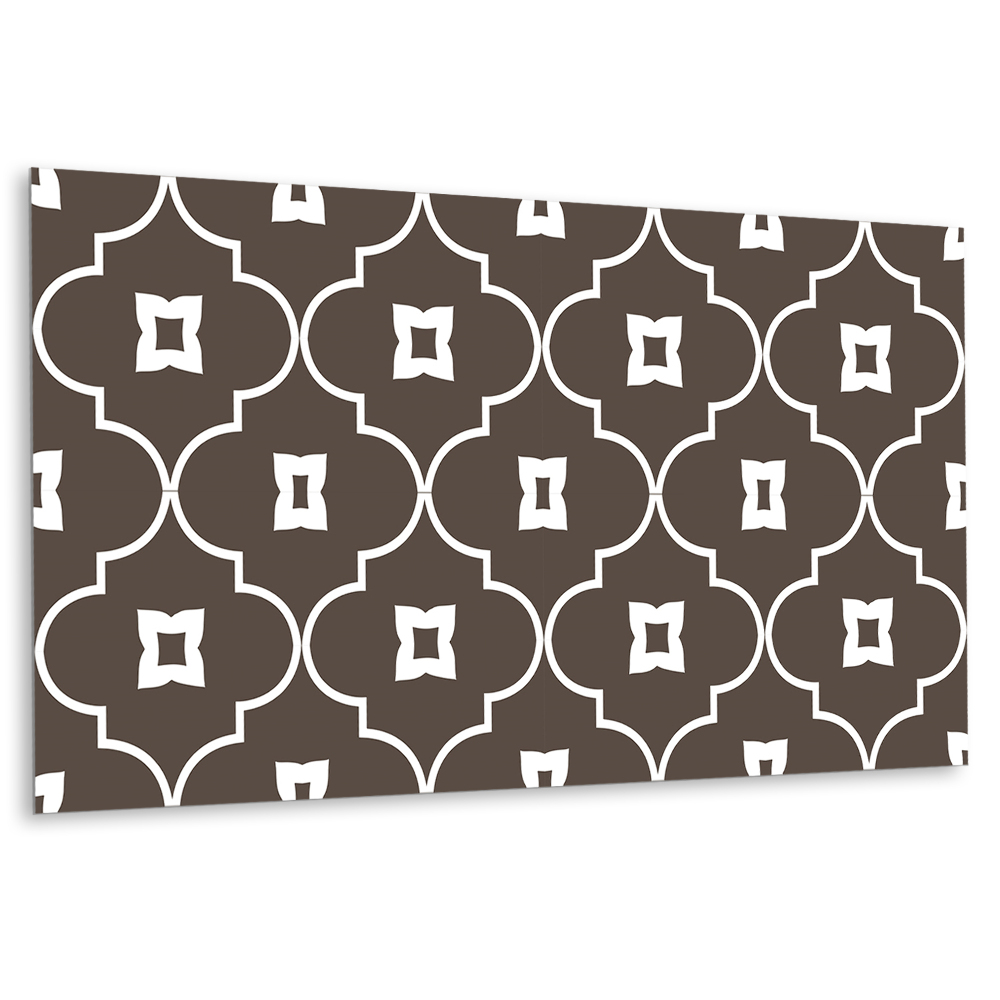 Obkladový panel pvc Marocký motiv v odstínech hnědé