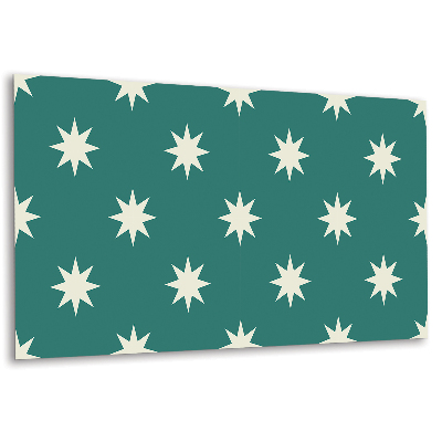 Panel na zeď Hvězdy na zeleném pozadí