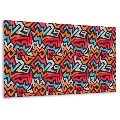 Obkladový panel pvc Abstraktní geometrický vzor v barvách