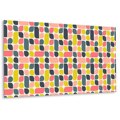 Obkladový panel na zeď Abstraktní tvary v pastelových barvách