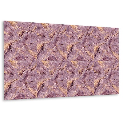 Obkladový panel pvc Fialový mramor se zlatými žilkami