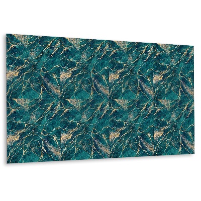 Panel na zeď Mramorový vzor v odstínech zelené