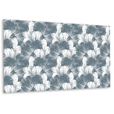 Obkladový panel pvc Květinový vzor v odstínech šedé