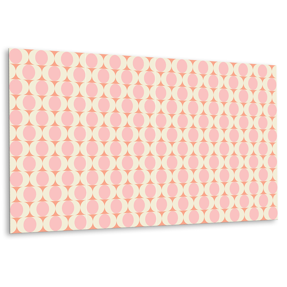 Panel na zeď Abstraktní kruhový motiv v pastelových barvách