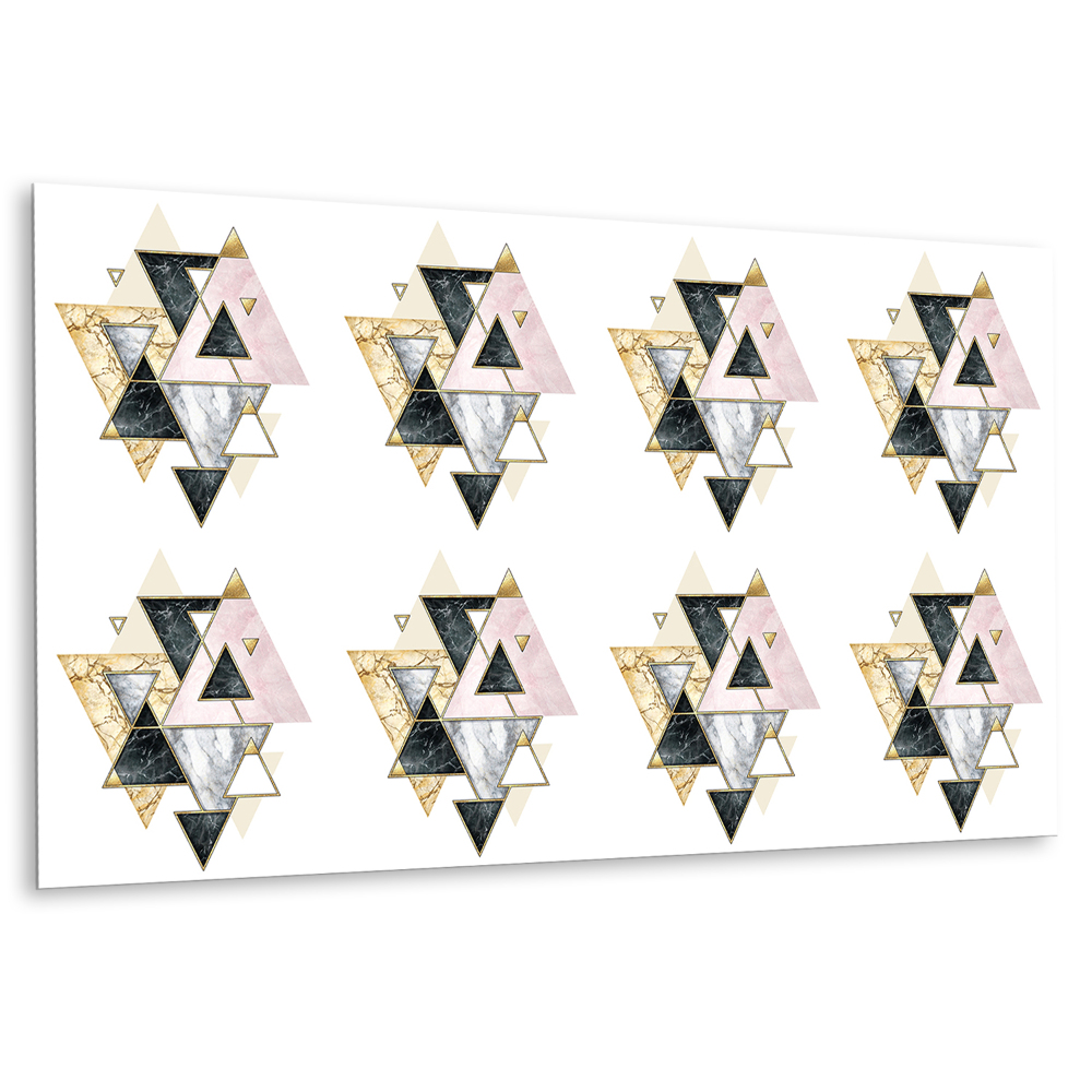 Vinylový nástěnný panel Geometrie v mramorových odstínech