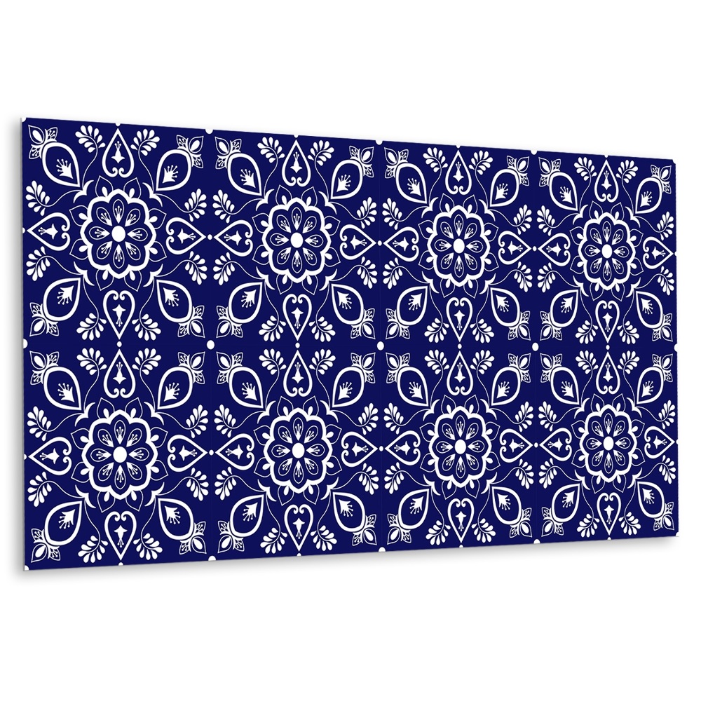 Vinylový nástěnný panel Květinový motiv na tmavém pozadí