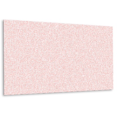 Obkladový panel pvc Růžové spirálové mozaiky