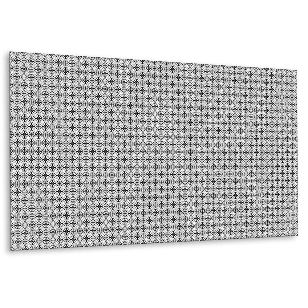 Panel na zeď Geometrický motiv v černé a bílé