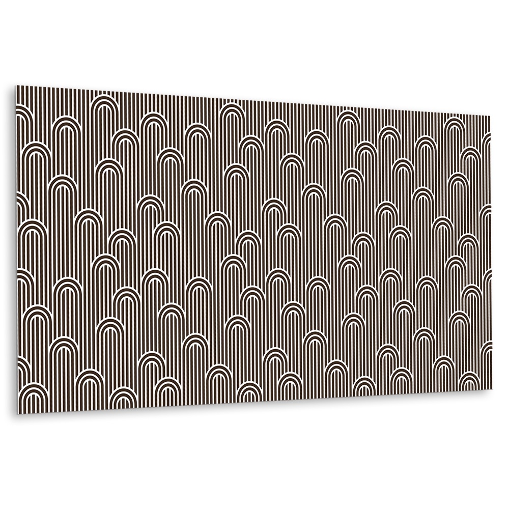 Vinylový nástěnný panel Retro linie a křivky