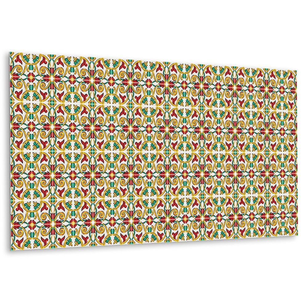 Obkladový panel pvc Květinový vzor s ornamenty